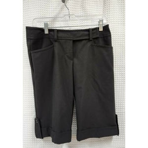 Trina Turk Women's Capri Pants size 4,  black,  cotton,  good condition